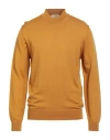 Gioferrari Man Turtleneck Marigold Size 42 Merino Wool In Orange
