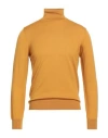 Gioferrari Man Turtleneck Marigold Size 50 Merino Wool In Yellow