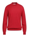 Gioferrari Man Turtleneck Red Size 44 Merino Wool In Red
