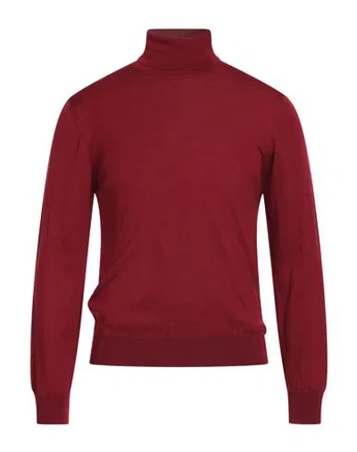 Gioferrari Man Turtleneck Red Size 50 Merino Wool