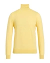 Gioferrari Man Turtleneck Yellow Size 40 Merino Wool
