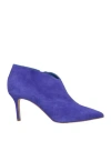 Gioia.a. Gioia. A. Woman Ankle Boots Bright Blue Size 8 Leather