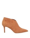 Gioia.a. Gioia. A. Woman Ankle Boots Camel Size 8 Leather In Beige