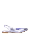 Gioia.a. Gioia. A. Woman Ballet Flats Lilac Size 7 Leather