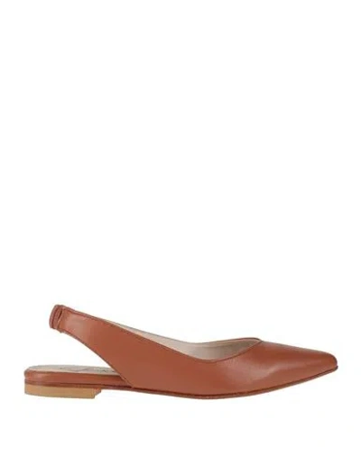 Gioia.a. Gioia. A. Woman Ballet Flats Tan Size 5 Leather