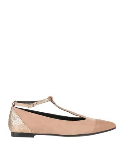 Gioiosita Woman Ballet Flats Beige Size 6 Leather