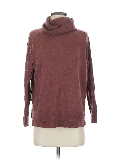 Pre-owned Giordano Cashmere Pullover Sweater In Burgundy