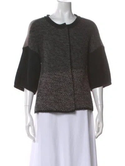 Pre-owned Giordano Colorblock Pattern Scoop Neck Sweater In Multi