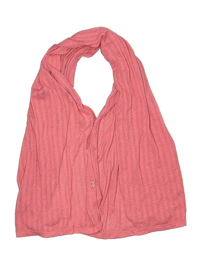 Pre-owned Giordano Scarf In Pink