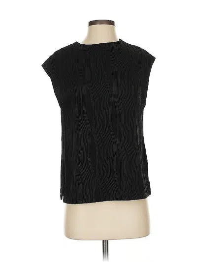 Pre-owned Giordano Sleeveless Blouse In Black