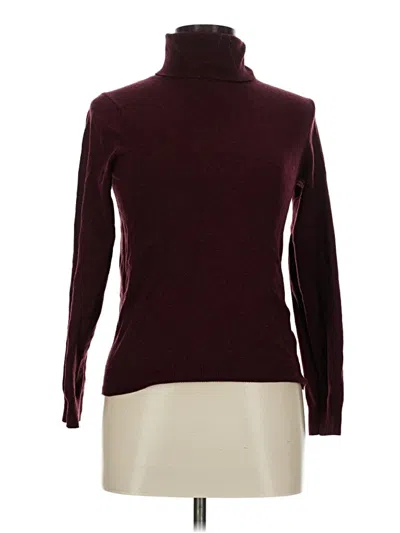 Pre-owned Giordano Turtleneck Sweater In Burgundy