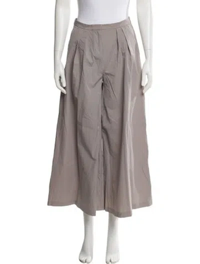 Pre-owned Giordano Wide Leg Pants In Gray
