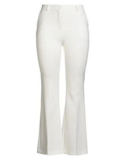 Giorgia  & Johns Giorgia & Johns Woman Pants White Size 10 Cotton, Elastane