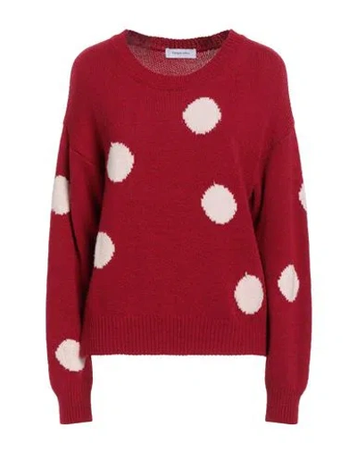 Giorgia  & Johns Giorgia & Johns Woman Sweater Red Size M Acrylic, Wool, Alpaca Wool, Nylon, Elastane
