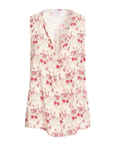 Giorgia  & Johns Giorgia & Johns Woman Top Beige Size L Viscose In Multi