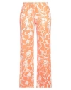 Giorgia U. Woman Pants Orange Size 10 Viscose In Orange