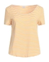 Giorgia Zamponi Woman T-shirt Marigold Size L Viscose, Elastane In Yellow