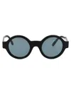 Giorgio Armani Black Acetate Sunglasses In 5001r8 Black