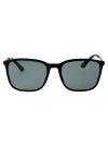 Giorgio Armani Black Acetate Sunglasses In 5001/1 Black