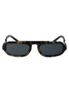 Giorgio Armani Blue Havana Acetate Sunglasses