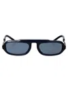 Giorgio Armani Trasparent Blue Acetate Sunglasses