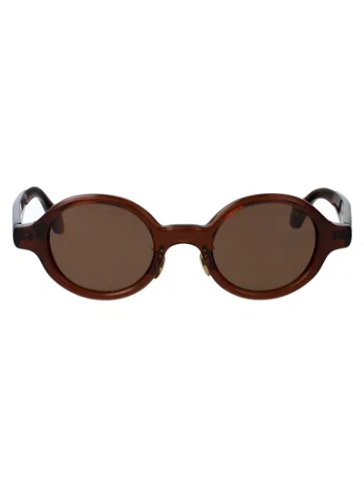 Giorgio Armani 0ar8205 Sunglasses In 606273 Transparent Brown
