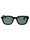Giorgio Armani Black Acetate Sunglasses In 6060/1 Black