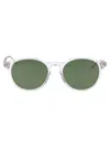 Giorgio Armani Men's Panto Sunglasses In 607514 Crystal