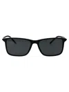 Giorgio Armani Black Acetate Sunglasses In Black