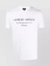 Giorgio Armani Borgonuovo 11 Cotton Jersey T-shirt Clothing In White