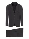 Giorgio Armani Single Breasted Tailored Suit In Black