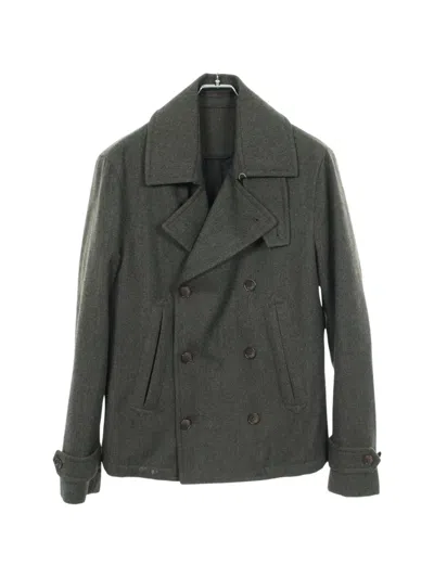 Pre-owned Giorgio Armani 2000s Double-breasted Jacket In 绿色