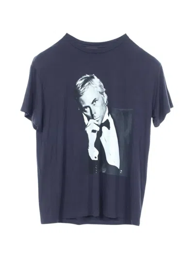 Pre-owned Giorgio Armani 2010s Photographic-print T-shirt In Blue