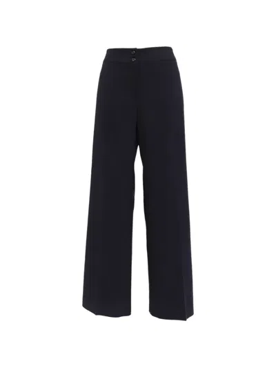 Pre-owned Giorgio Armani 2010s Tailored Trousers In Black