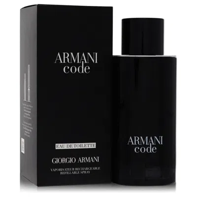 Giorgio Armani 4.2 oz Armani Code Mens Refillable Eau De Toilette Spray In Multi