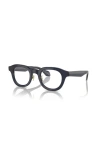 Giorgio Armani 45mm Phantos Optical Glasses In Black