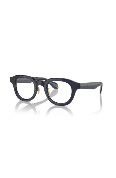 Giorgio Armani 45mm Phantos Optical Glasses In Black