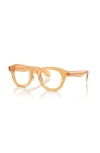 Giorgio Armani 45mm Phantos Optical Glasses In Gold