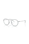 Giorgio Armani 47mm Round Optical Glasses In Green