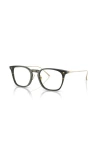 Giorgio Armani 49mm Rectangle Optical Glasses In Green