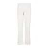 Giorgio Armani Straight-leg Trousers In Luxurious Cotton-silk Blend
