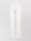 Giorgio Armani Straight-leg Trousers In Luxurious Cotton-silk Blend