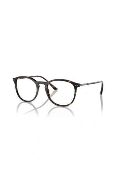 Giorgio Armani 50mm Phantos Optical Glasses In Black