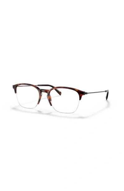 Giorgio Armani 53mm Phantos Optical Glasses In Brown