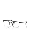 Giorgio Armani 53mm Square Optical Glasses In Black