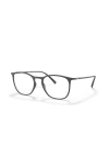 Giorgio Armani 53mm Square Optical Glasses In Gray