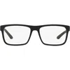 Giorgio Armani Rectangular-shaped Frame Glasses In Black