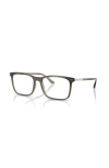 Giorgio Armani 56mm Square Optical Glasses In Black