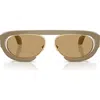 Giorgio Armani 57mm Oval Sunglasses In Neutral