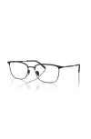 Giorgio Armani 57mm Rectangle Optical Glasses In Black